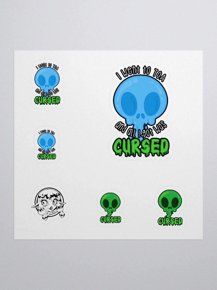 All I Got Was Cursed - Mage - Sticker Sheet product image (1)