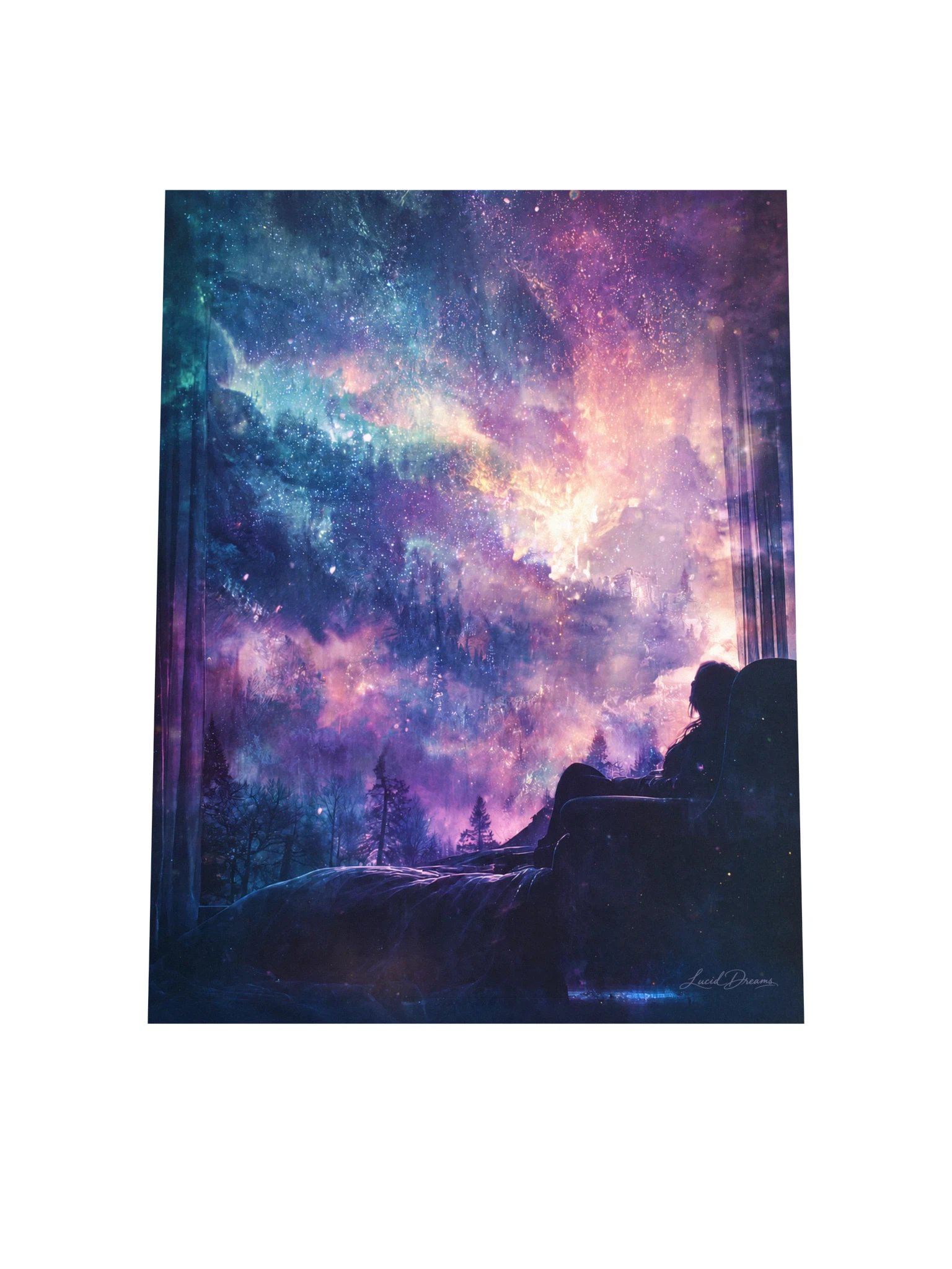 Nebula Window Art Print — Cosmic Window product image (4)