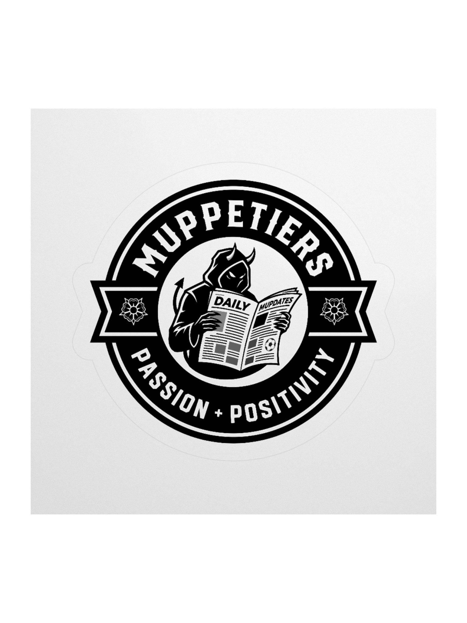 Muppetiers Alt-Logo Kiss Cut Stickers product image (1)