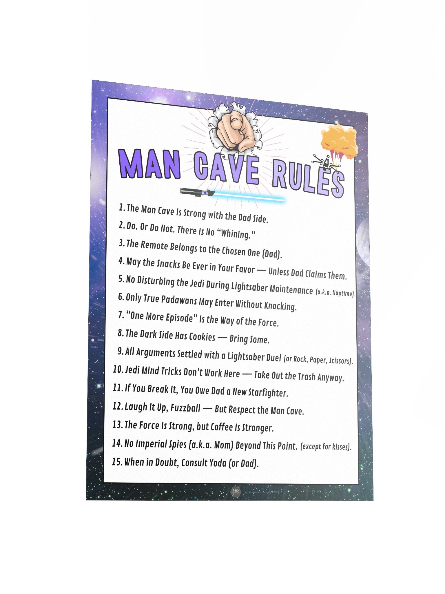 Man Cave Rules - Star Wars Dads product image (9)