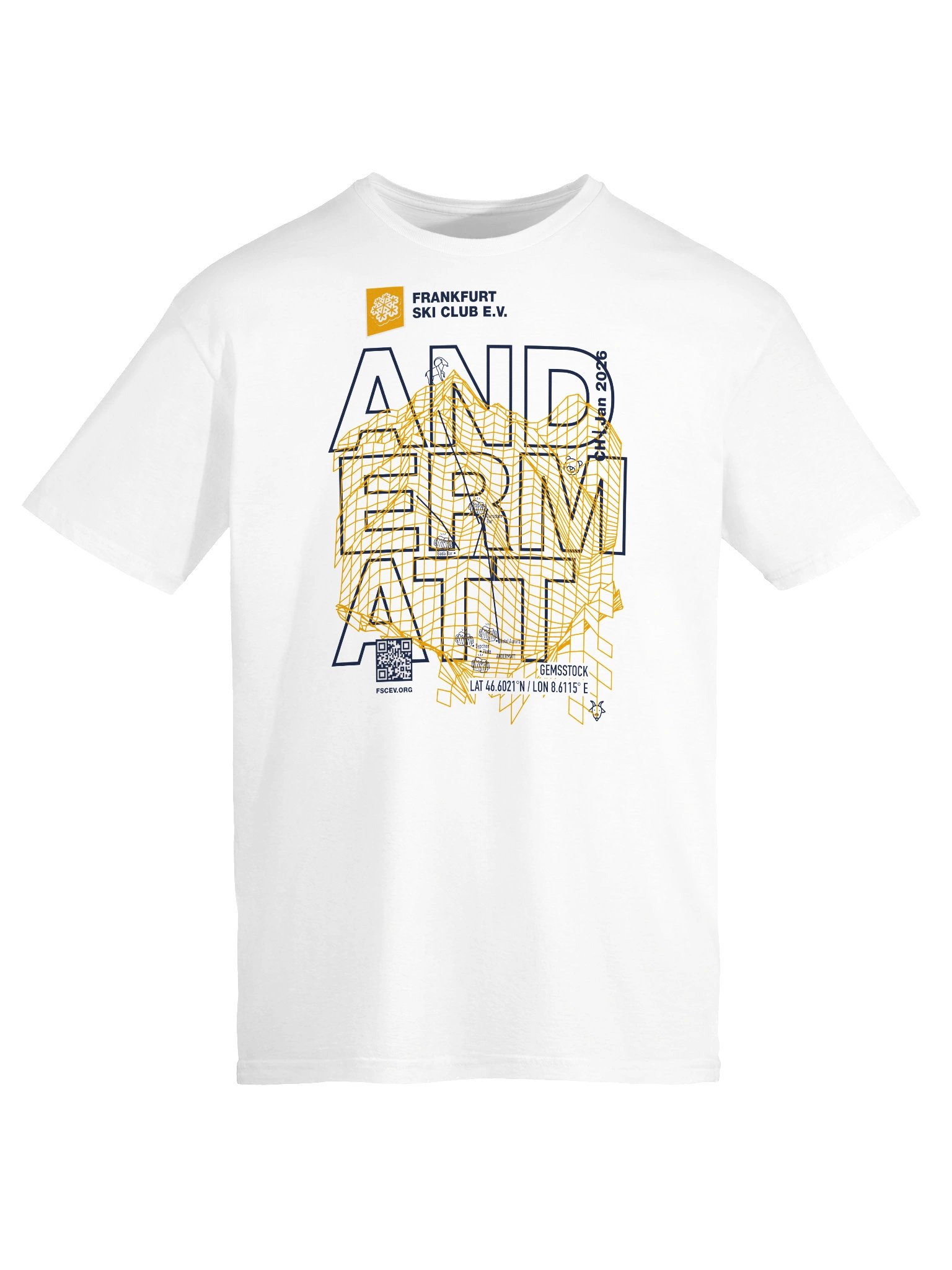 Andermatt Resort white (front only print) product image (3)