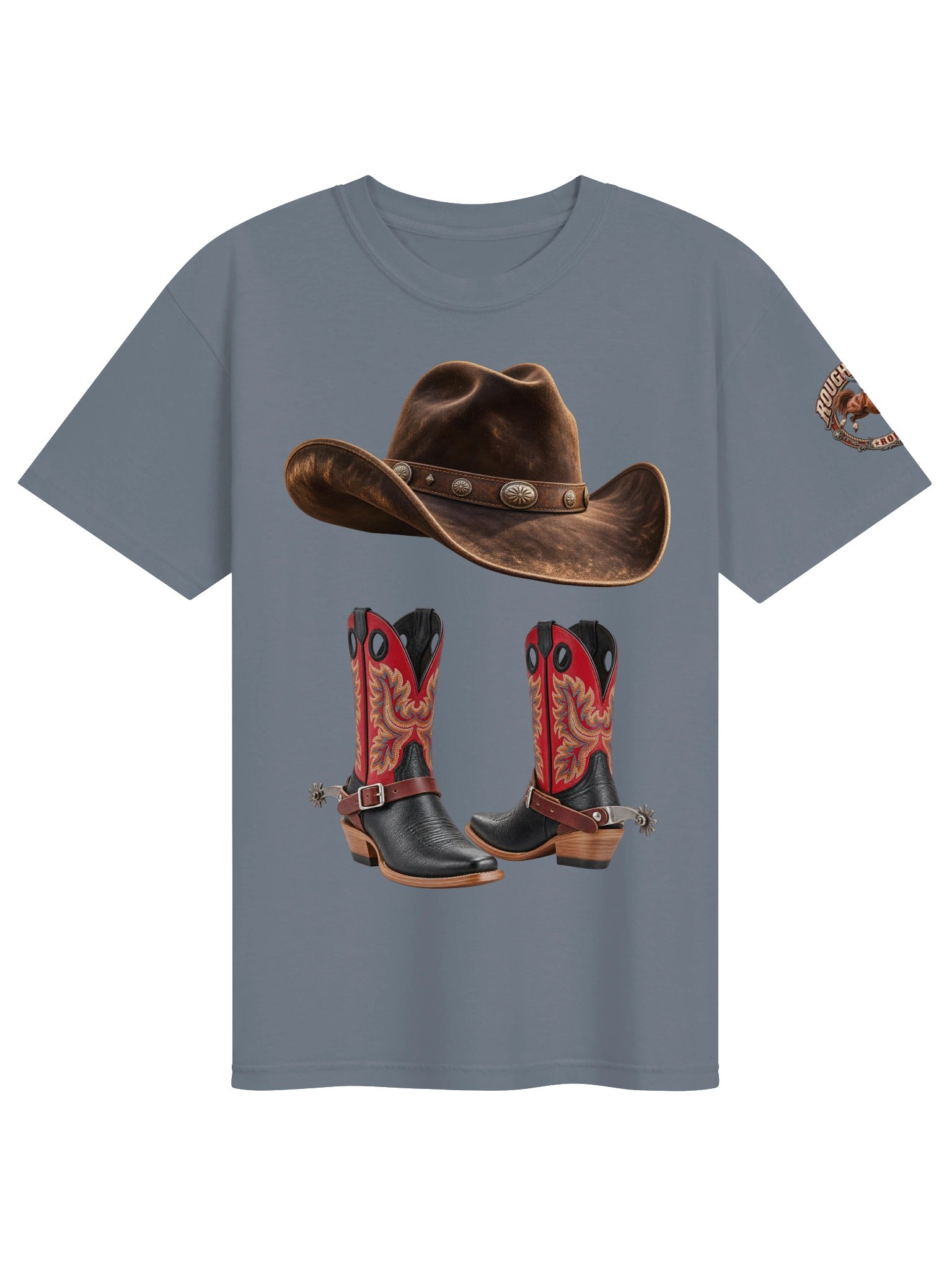 Cowboy Hat, Boots & Western Saddle T-Shirt | ROUGHSTOCK RODEO™ product image (165)