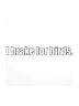 I brake for birds sticker