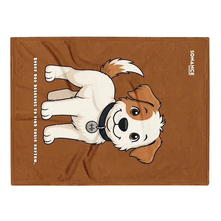 Sonance Dog Throw Blanket (Stand) Rich Gold product image (1)