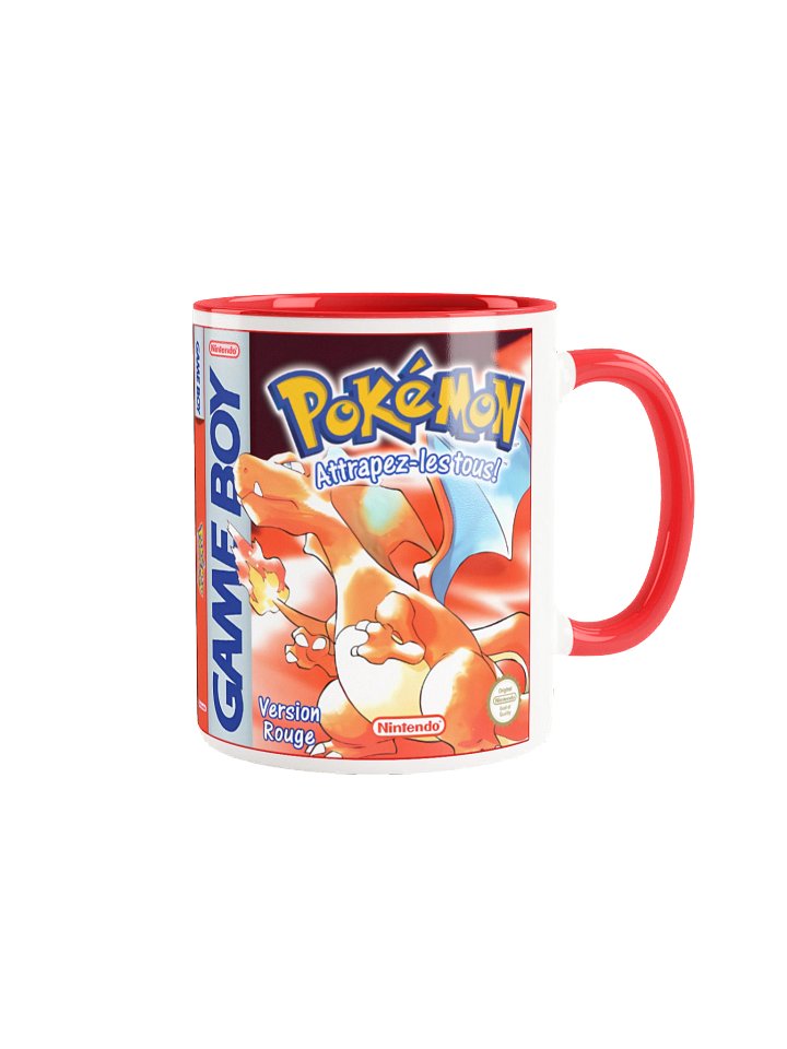 Tasse en céramique avec intérieur coloré "Pokémon Rouge" product image (1)