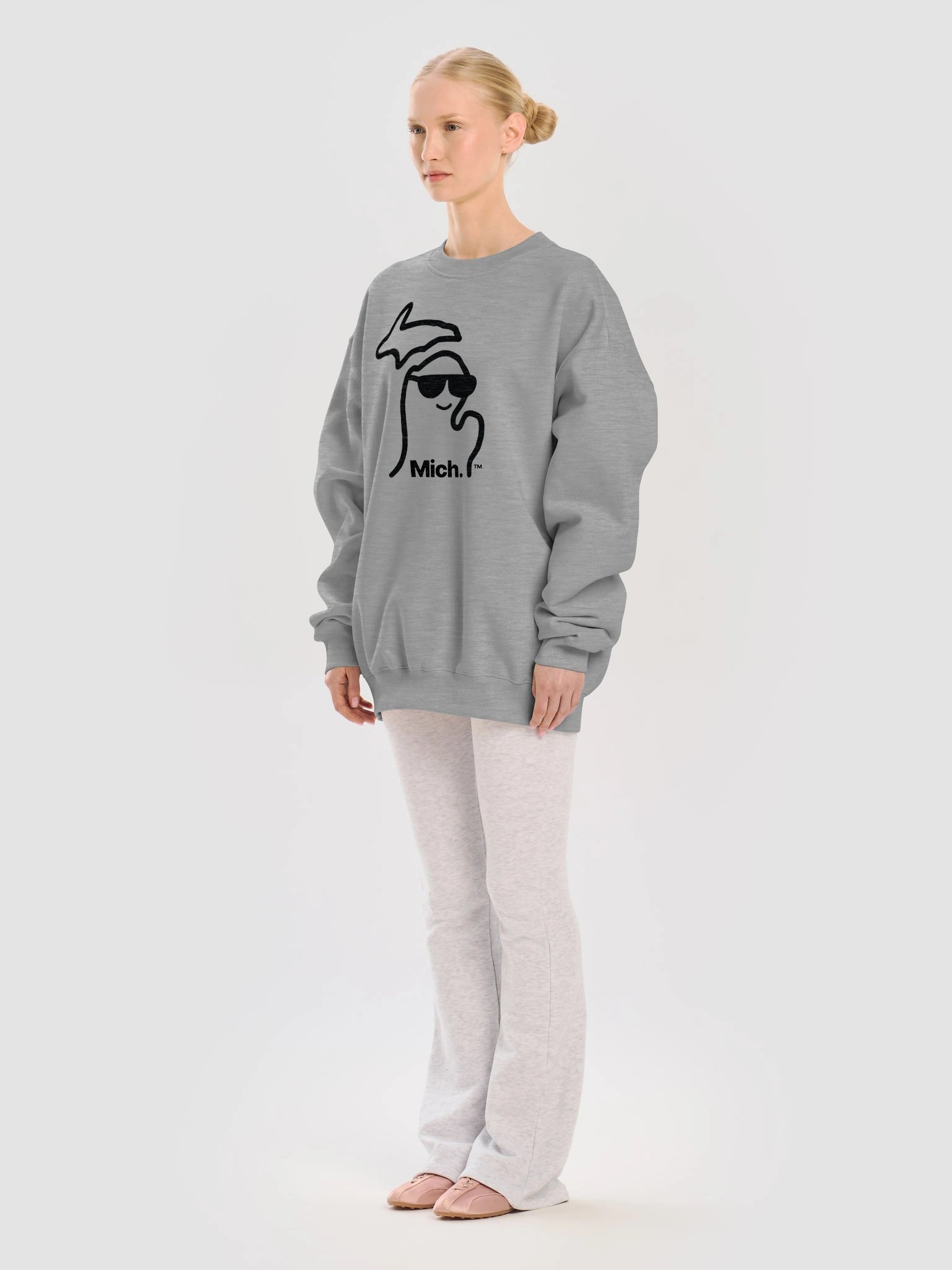 Mich. Name Michigan French Terry Cotton Sweatshirt product image (2)