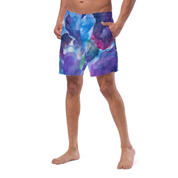 Bluesy Watercolor Men Trunks product image (2)