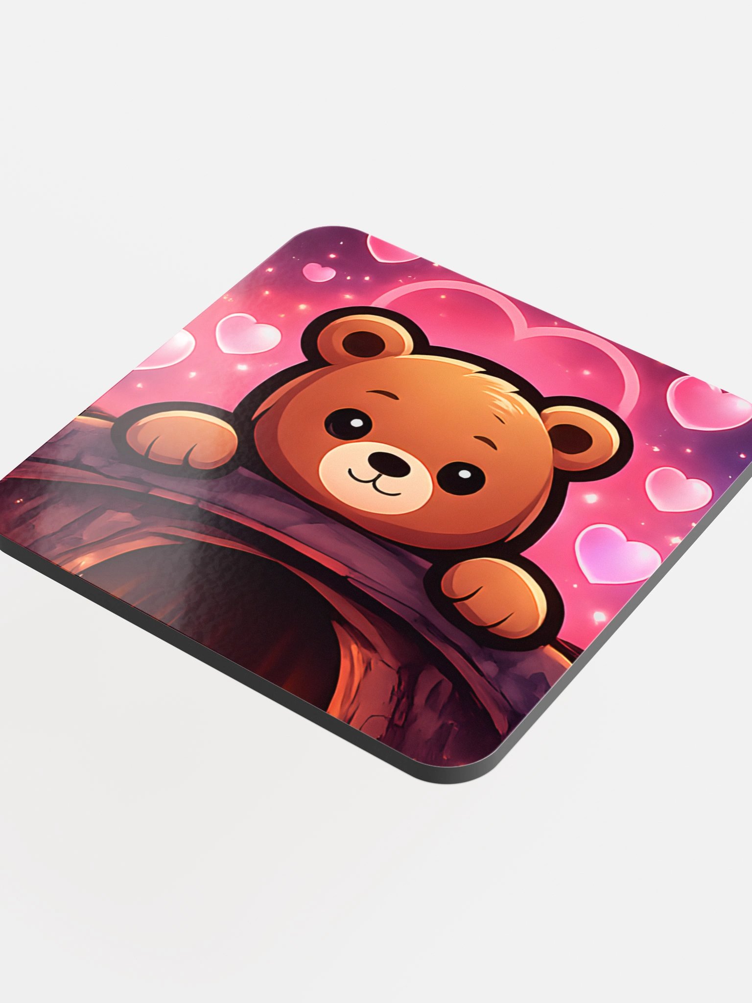 Jubear Hearts Glossed Coaster product image (4)