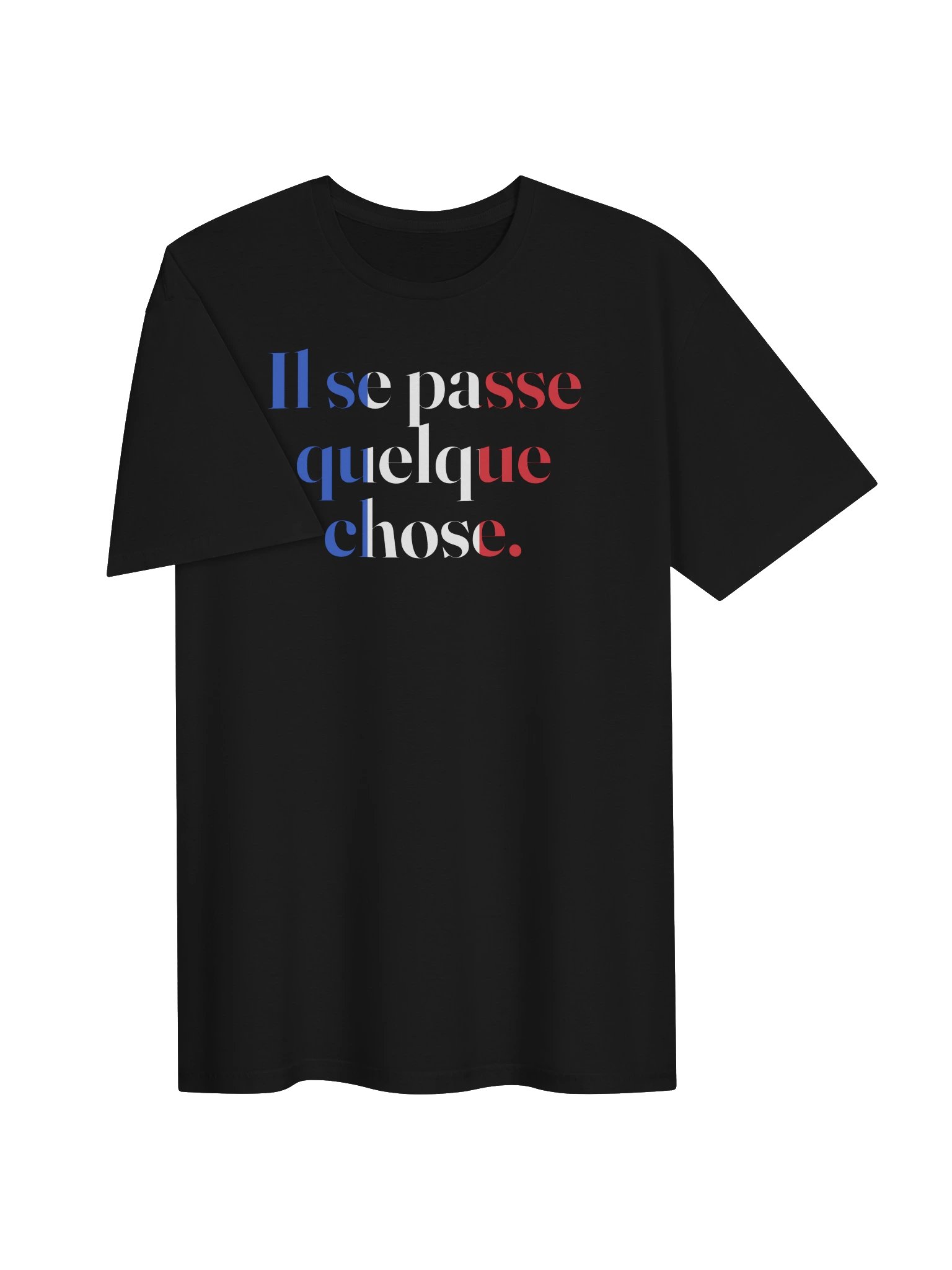 T-shirt « La phrase » — tricolore · nuit product image (3)