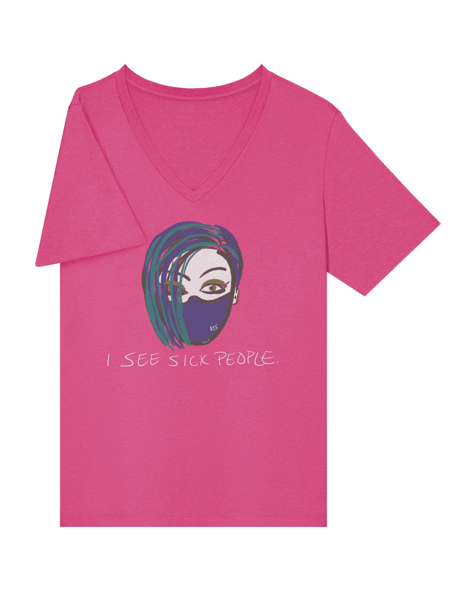 I See Sick People v-neck tee product image (5)