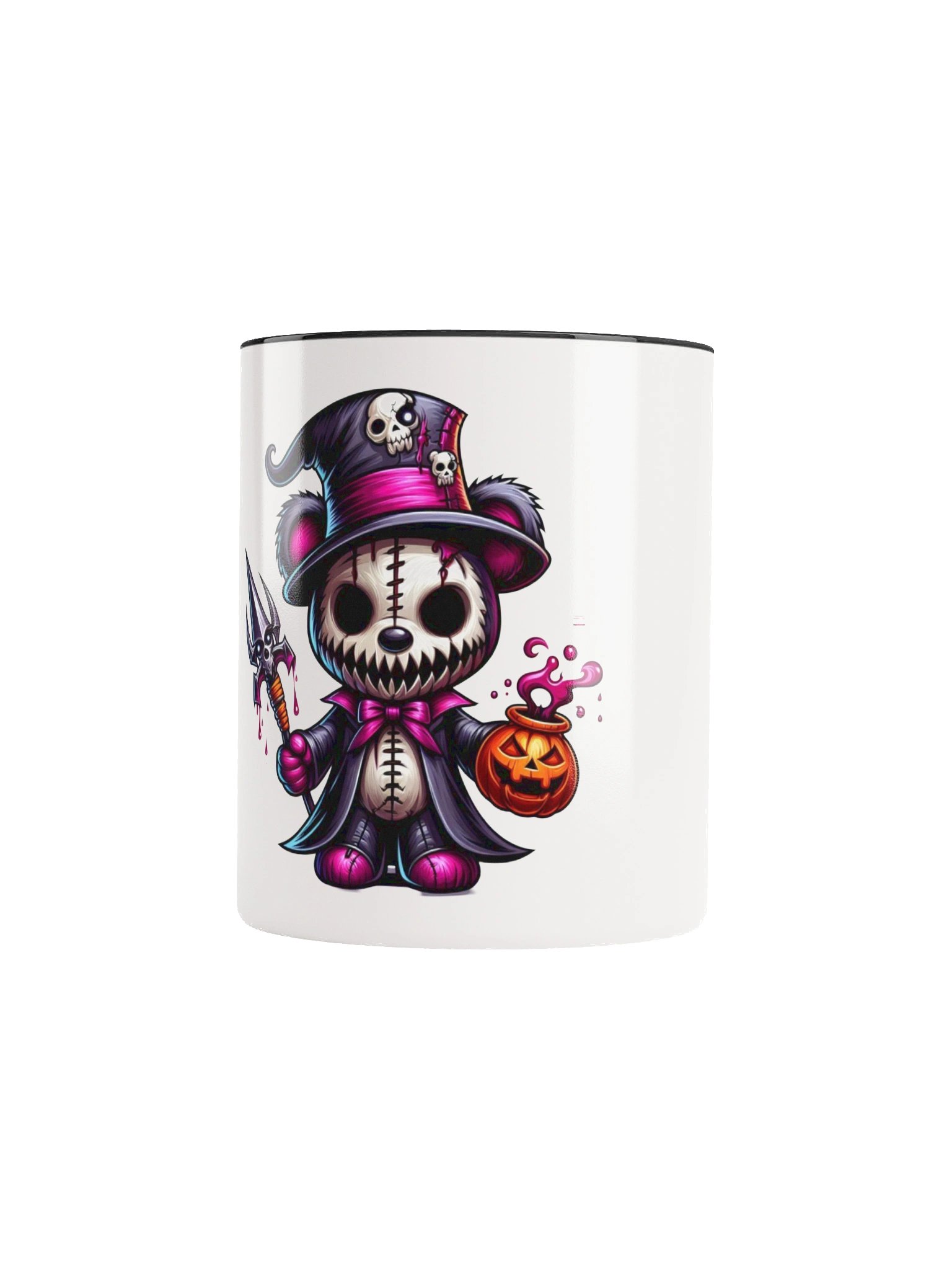 Gothic Teddy Bear Halloween Ceramic Mug product image (5)