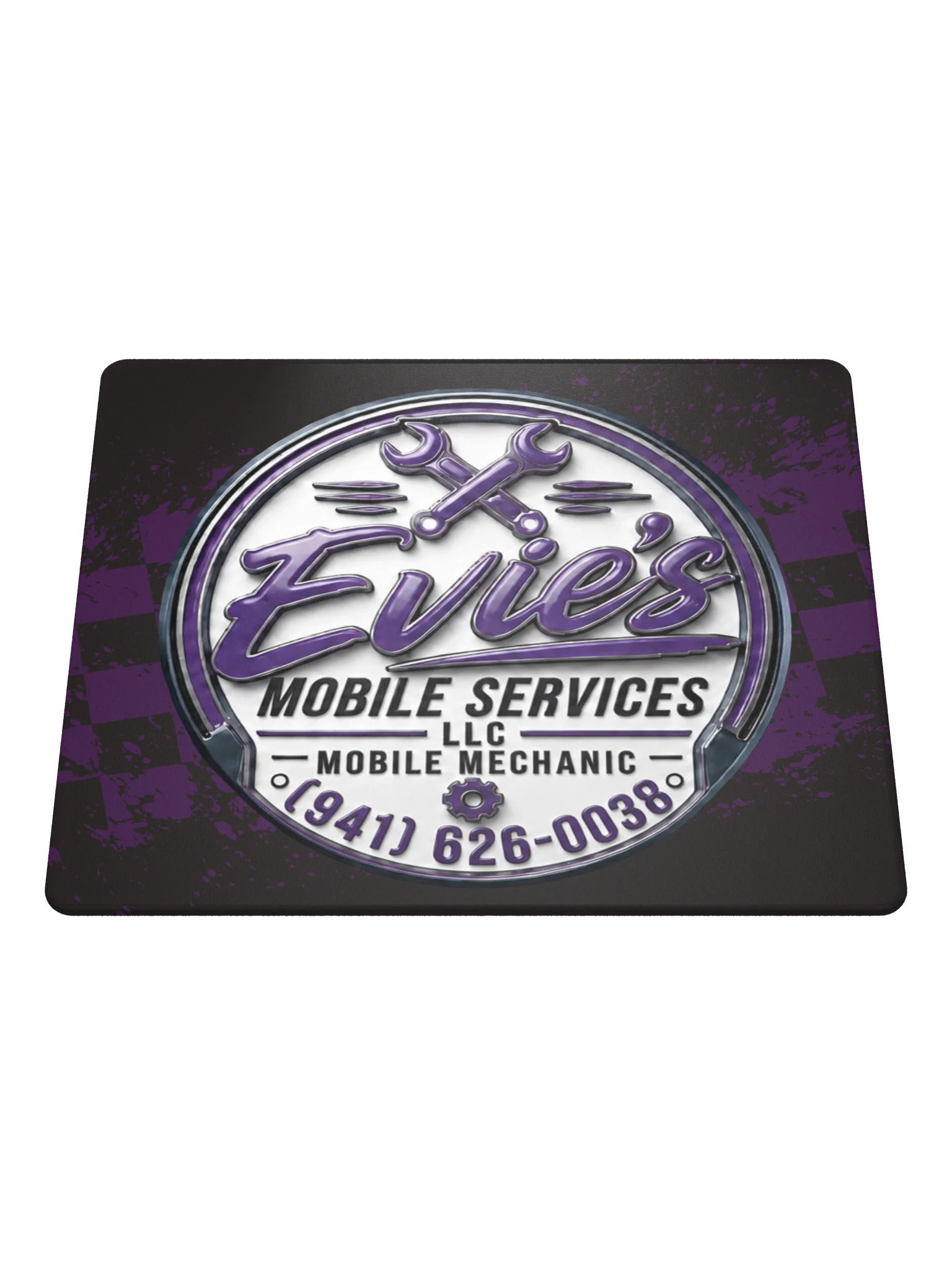 Evies Mobile Mechanic Logo Gaming Mouse Pad product image (1)