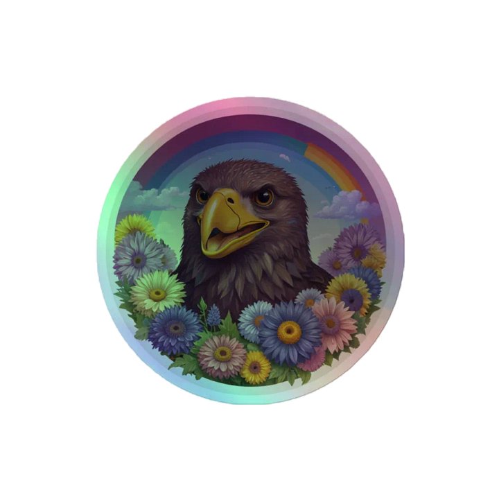 Eagle's Pride Holographic Sticker Sheet product image (2)