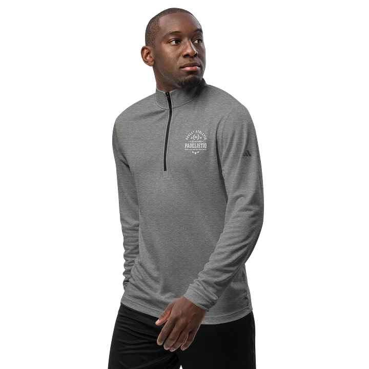 EQALL® PADELISTIQ ft. Adidas® Athletic University Quarter-Zip Pullover BW product image (1)