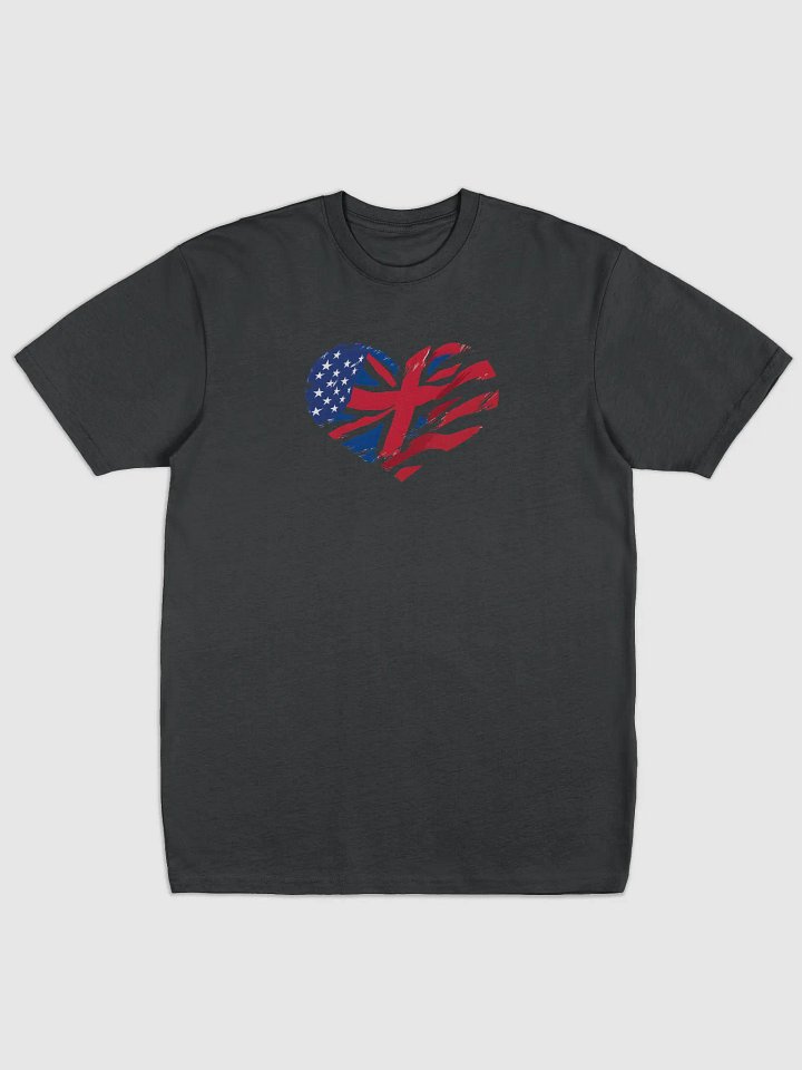 Patriotic Heart Flag Tee product image (1)