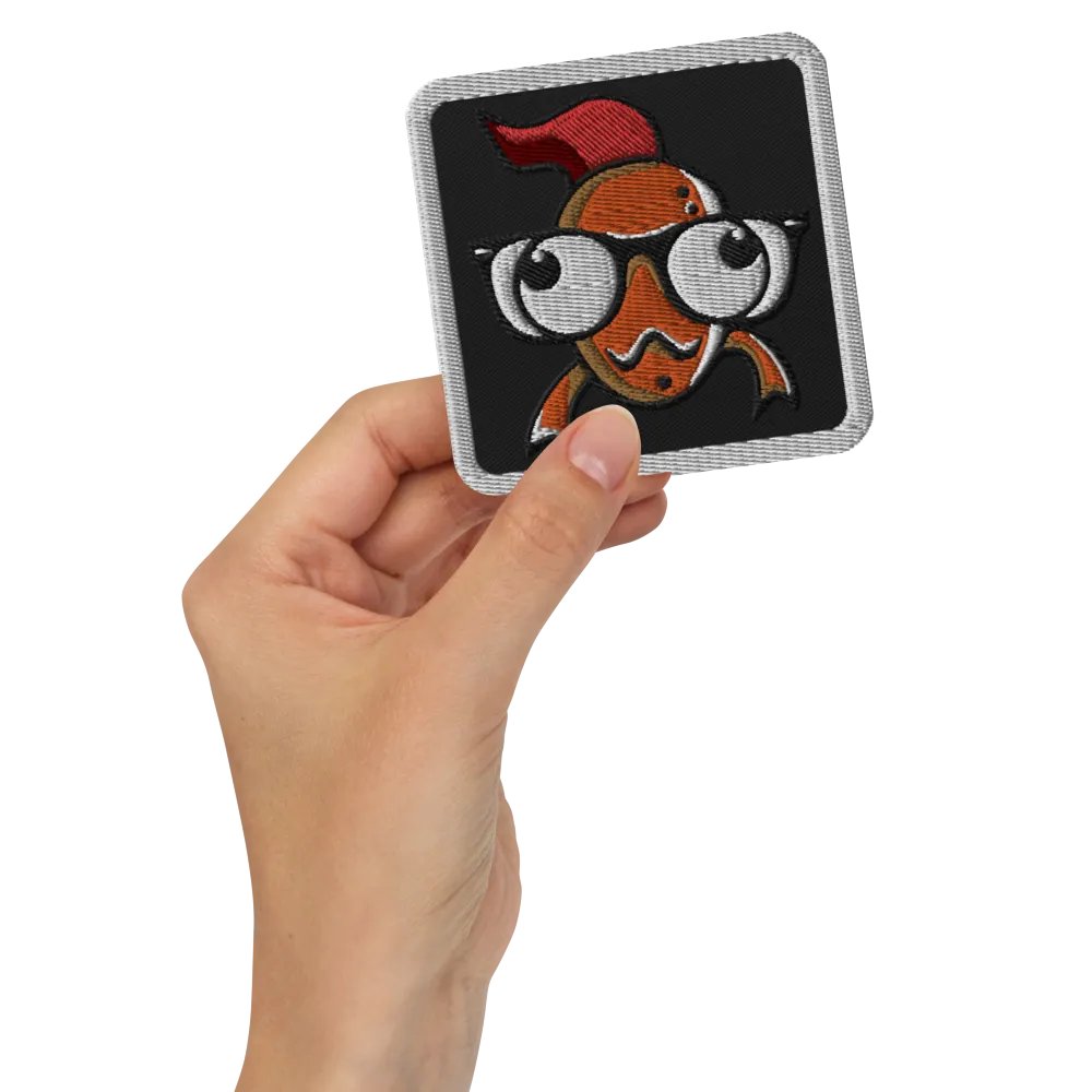 FEESH Logo Square Patch [white border] product image (2)