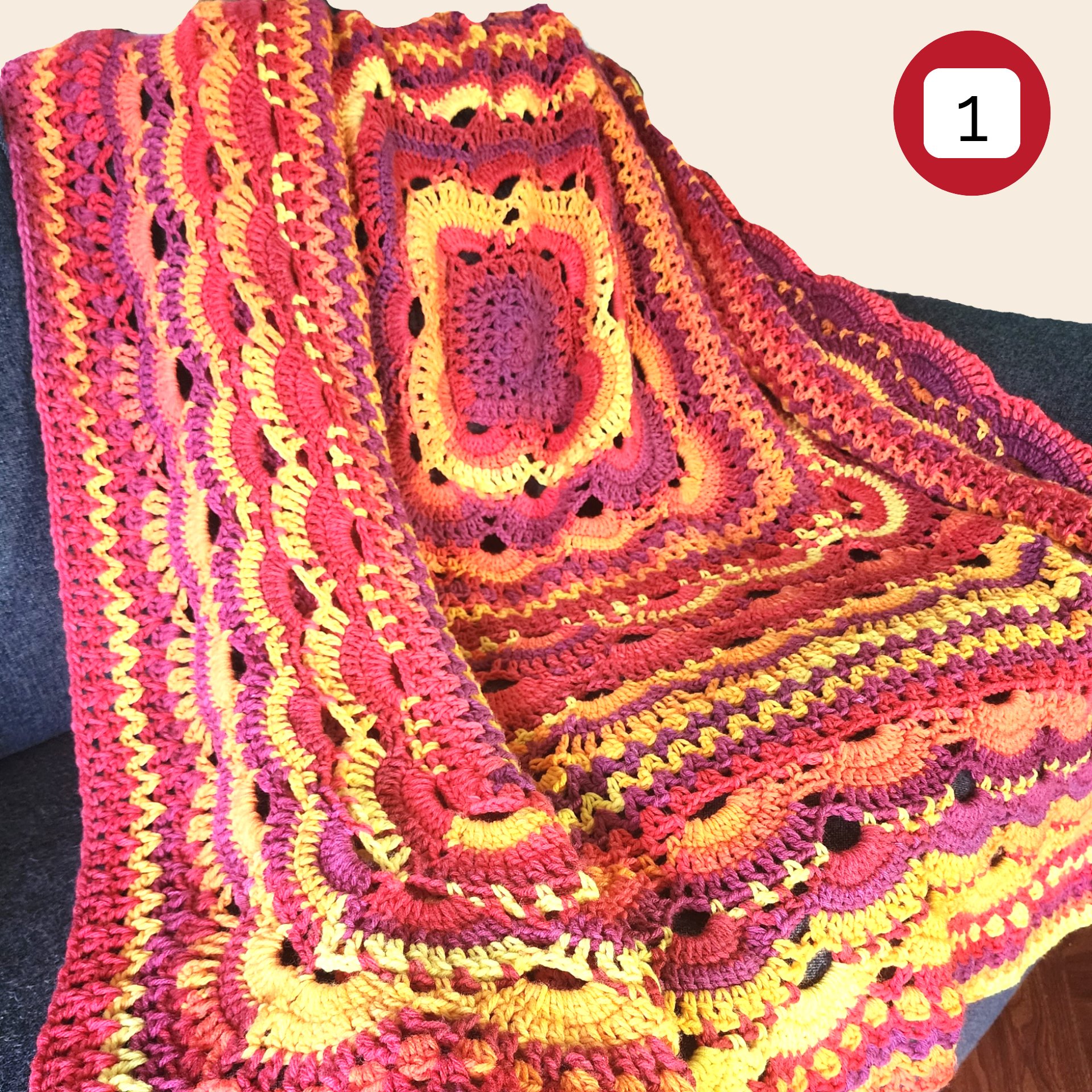 Made to Order Crochet Blanket: Custom Colors & Patterns [Message me on Etsy for a Quote, Price TBD] product image (3)
