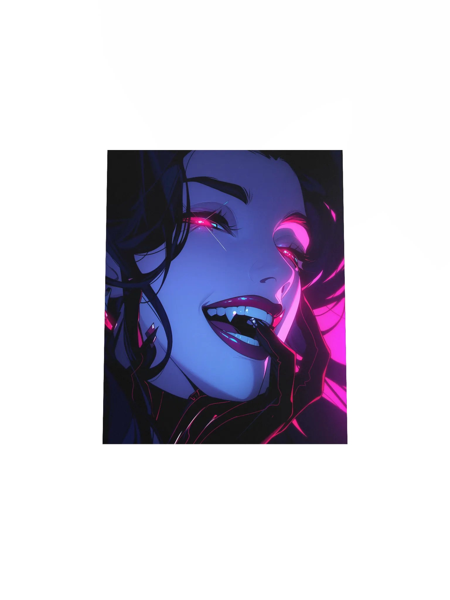 Neon Bliss Matte Poster product image (23)