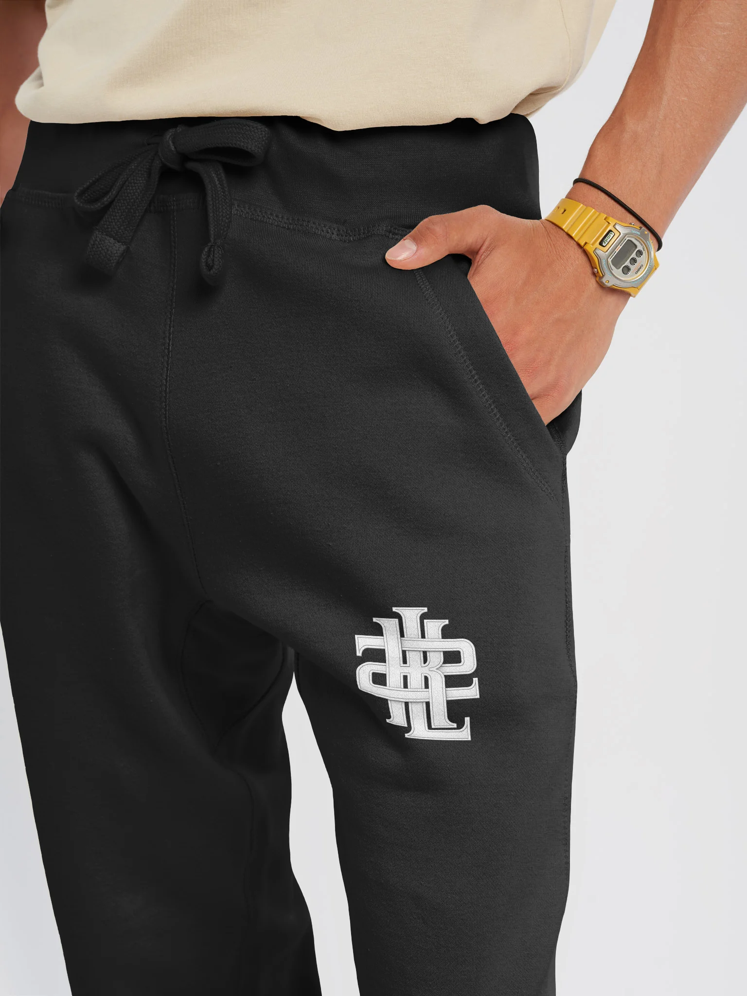 Keys2Life Monogram Fleece Joggers product image (12)