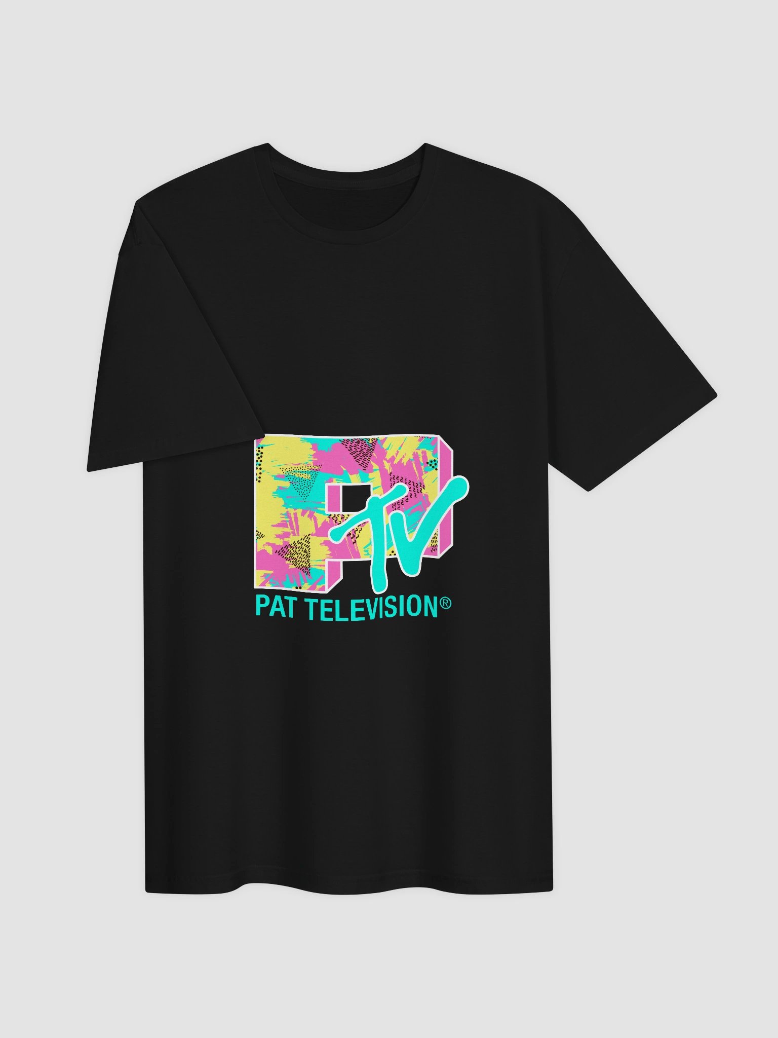 Official PatTV Cyan Tee product image (8)