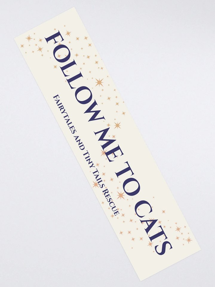 Follow Me to Cats Car Decal product image (2)