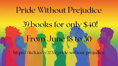 Pride Without Prejudice... a Pride-themed book bundle. $40 for 39 books, running from June 18–30. My book, In Love and Death,...