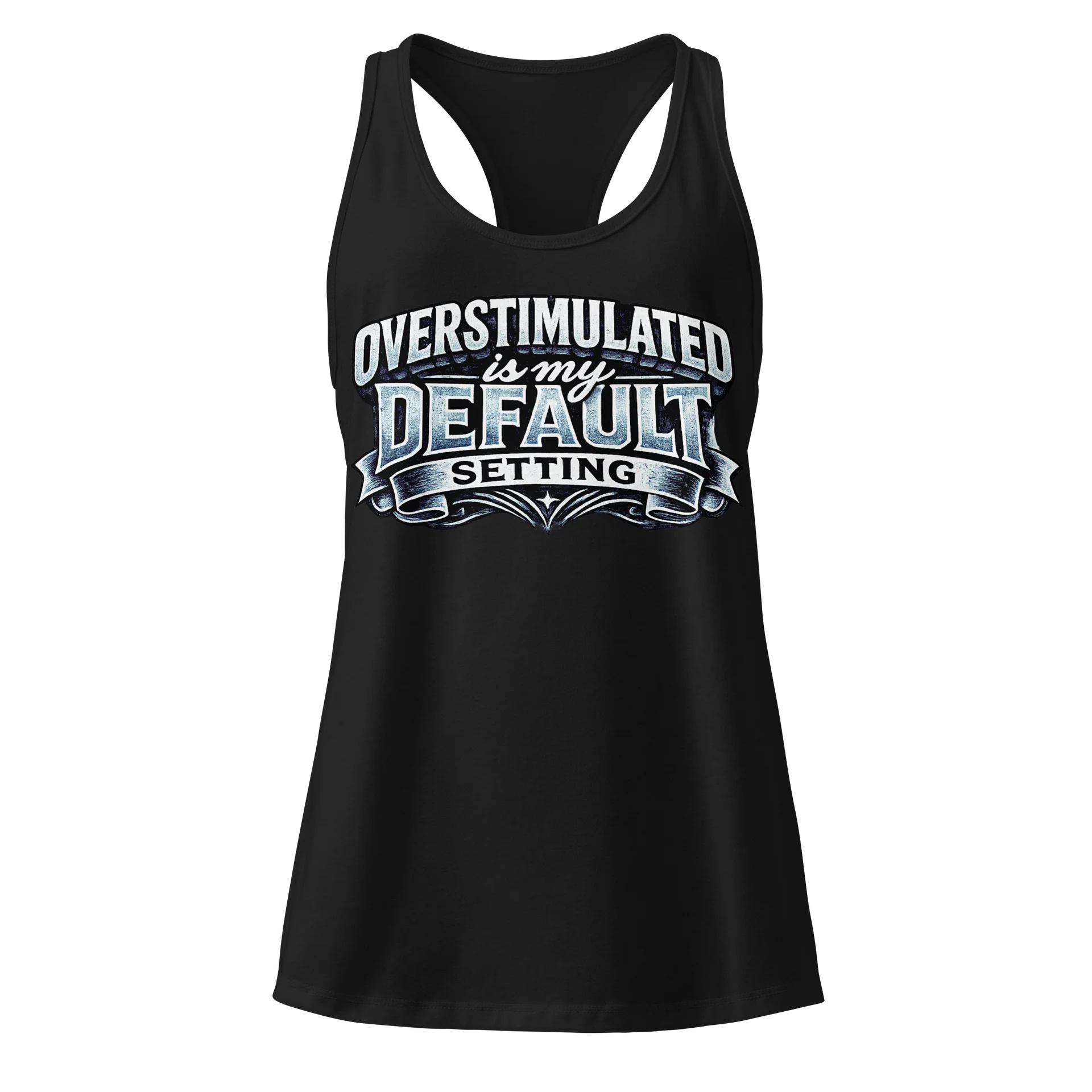 Overstimulated Racerback Tank Top product image (1)