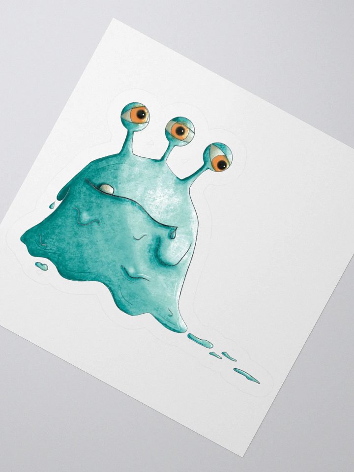 Little Monster Glorp Kiss Cut Stickers product image (4)