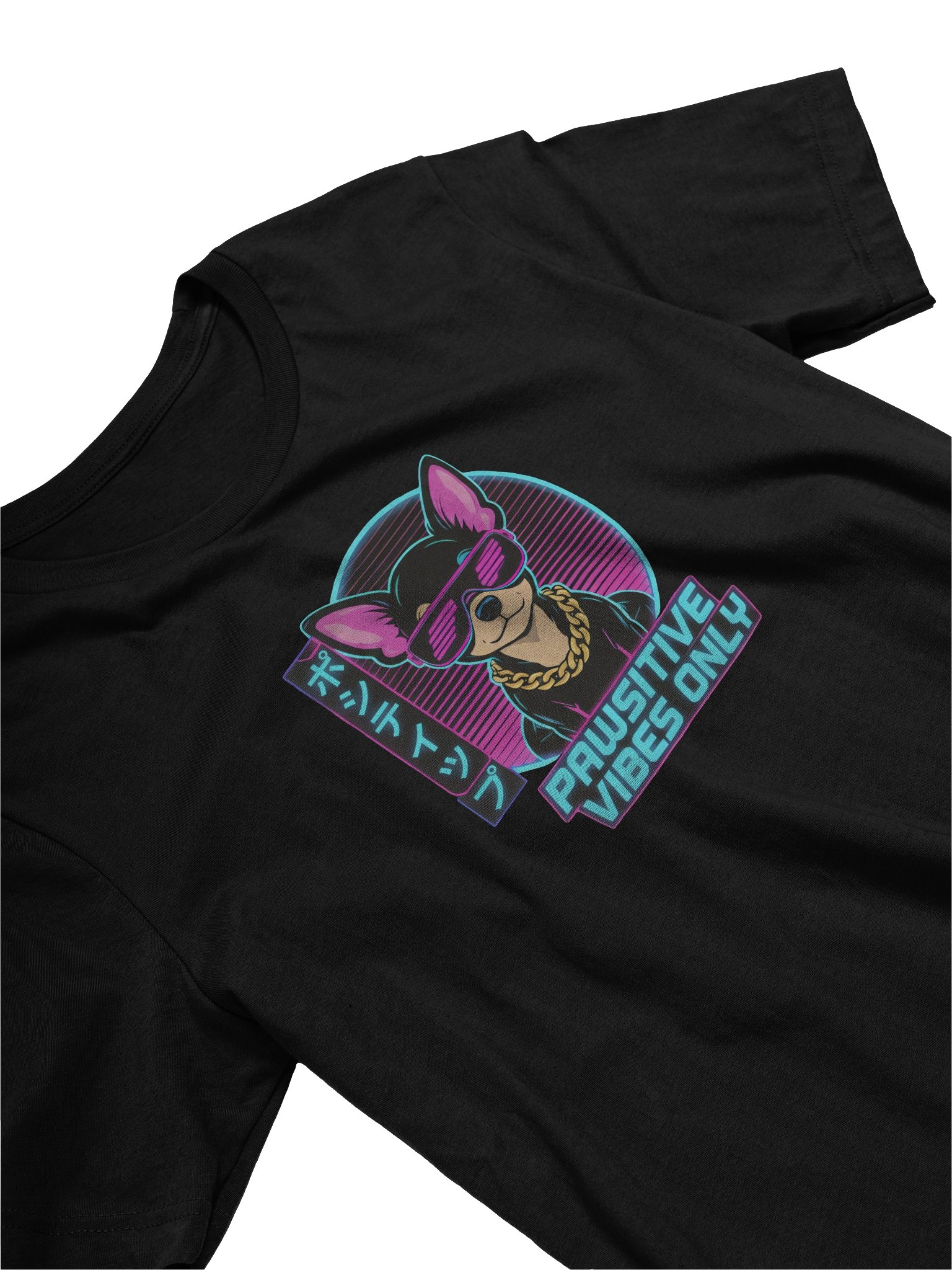 🎧 "PAWSITIVE VIBES" Tee – Turn Up the Bark! product image (3)