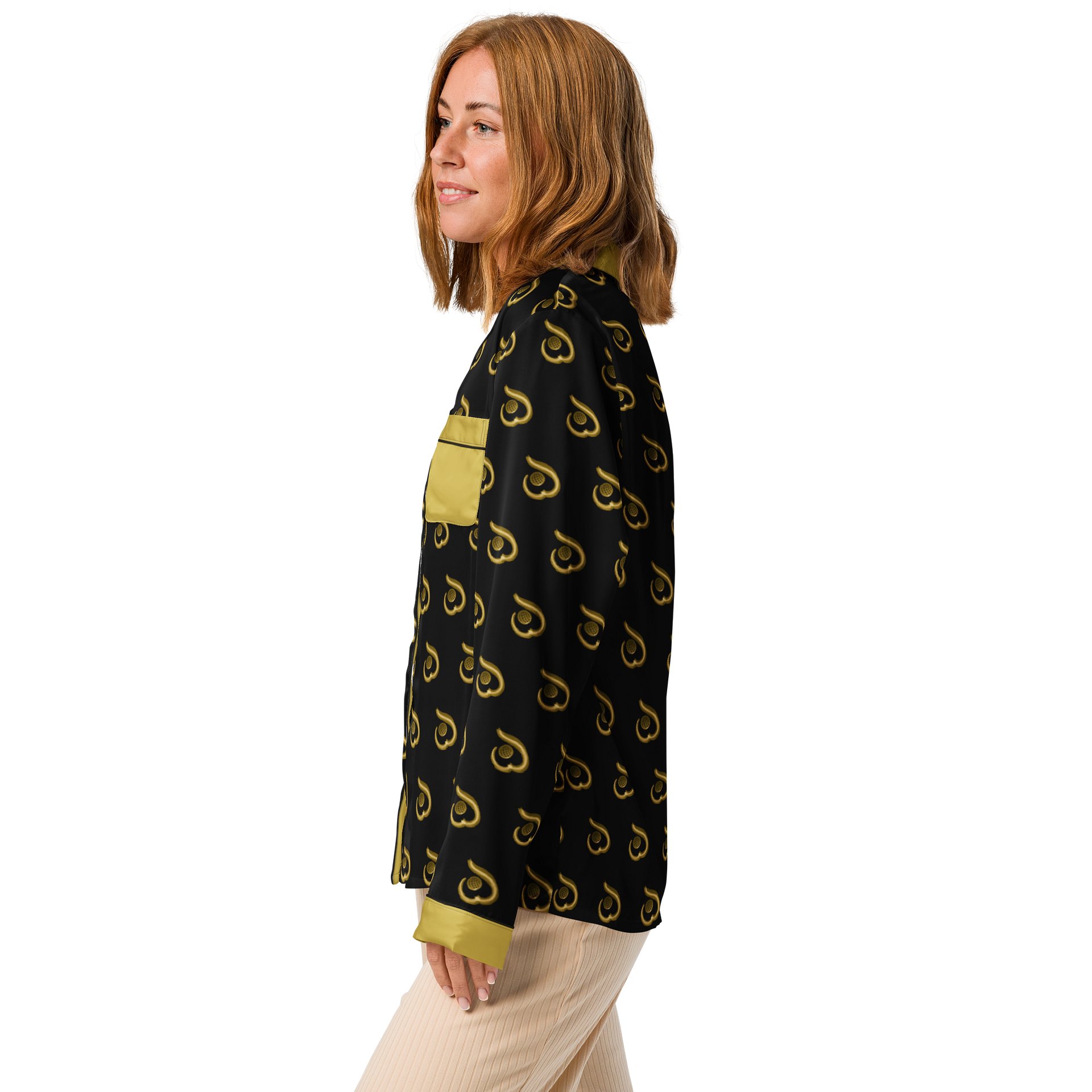 WILLOWISP Base Opp Patterned Long Sleeve Pajama Top product image (4)