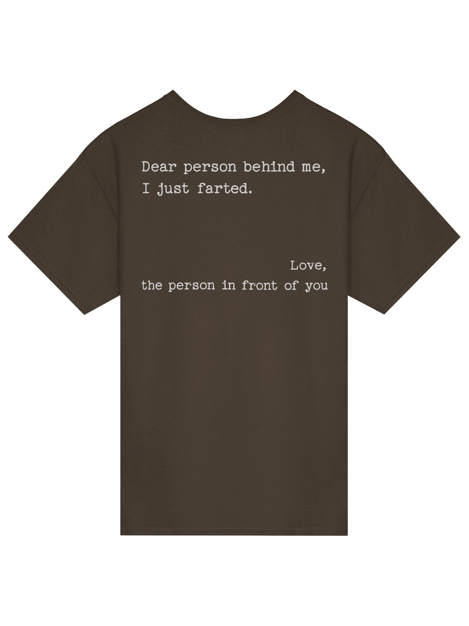 Dear Person Behind Me I Just Farted T-Shirt product image (1)