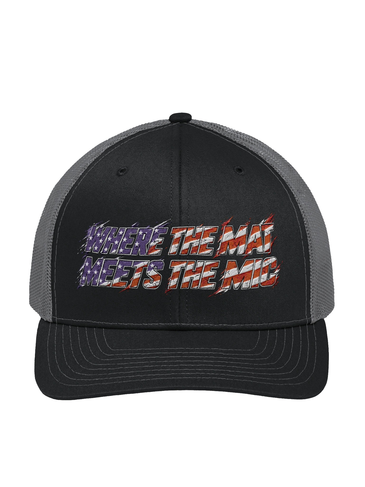 Where the Mat Meets the Mic 250 Trucker Hat product image (3)