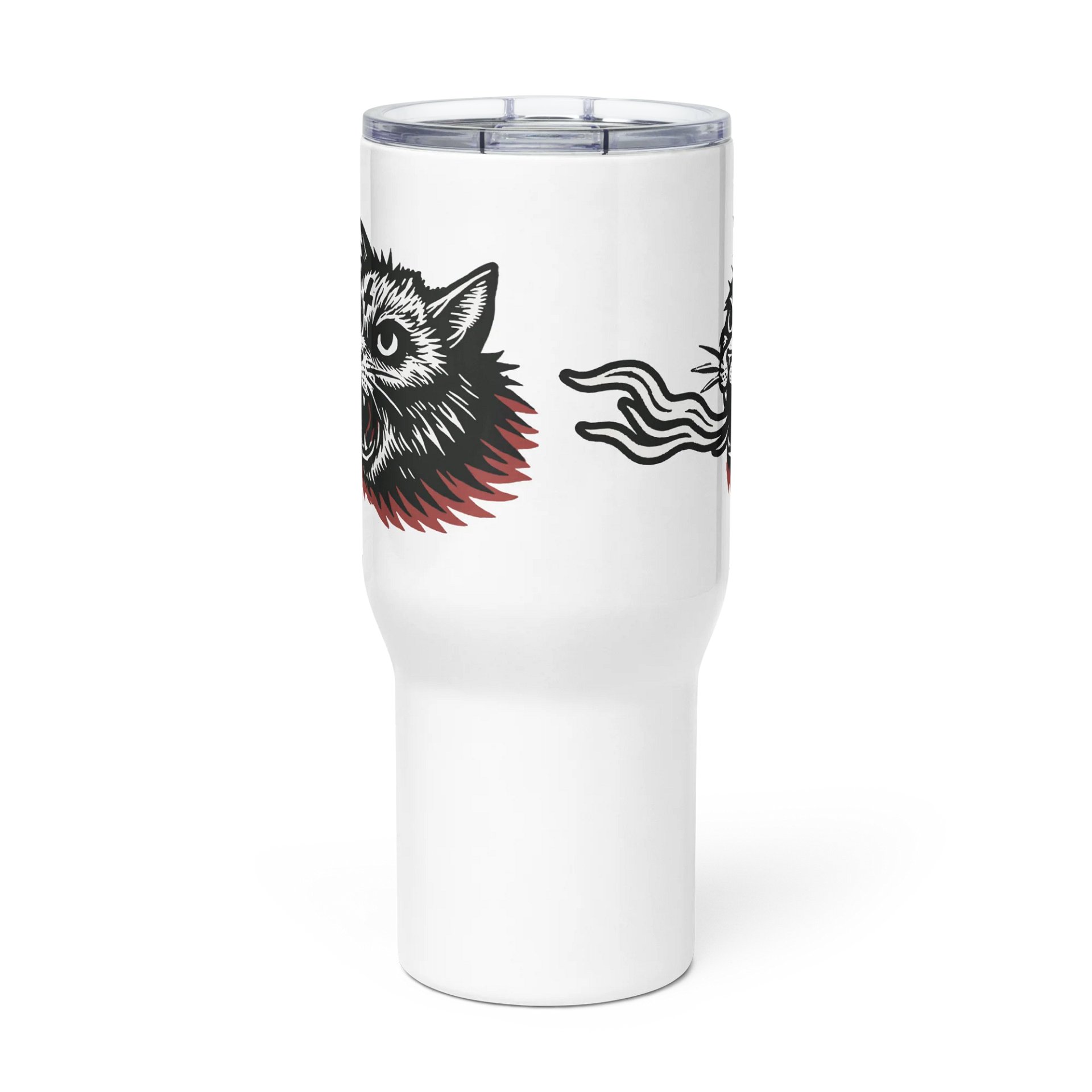 FLAME CAT LOGO TRAVEL MUG product image (3)