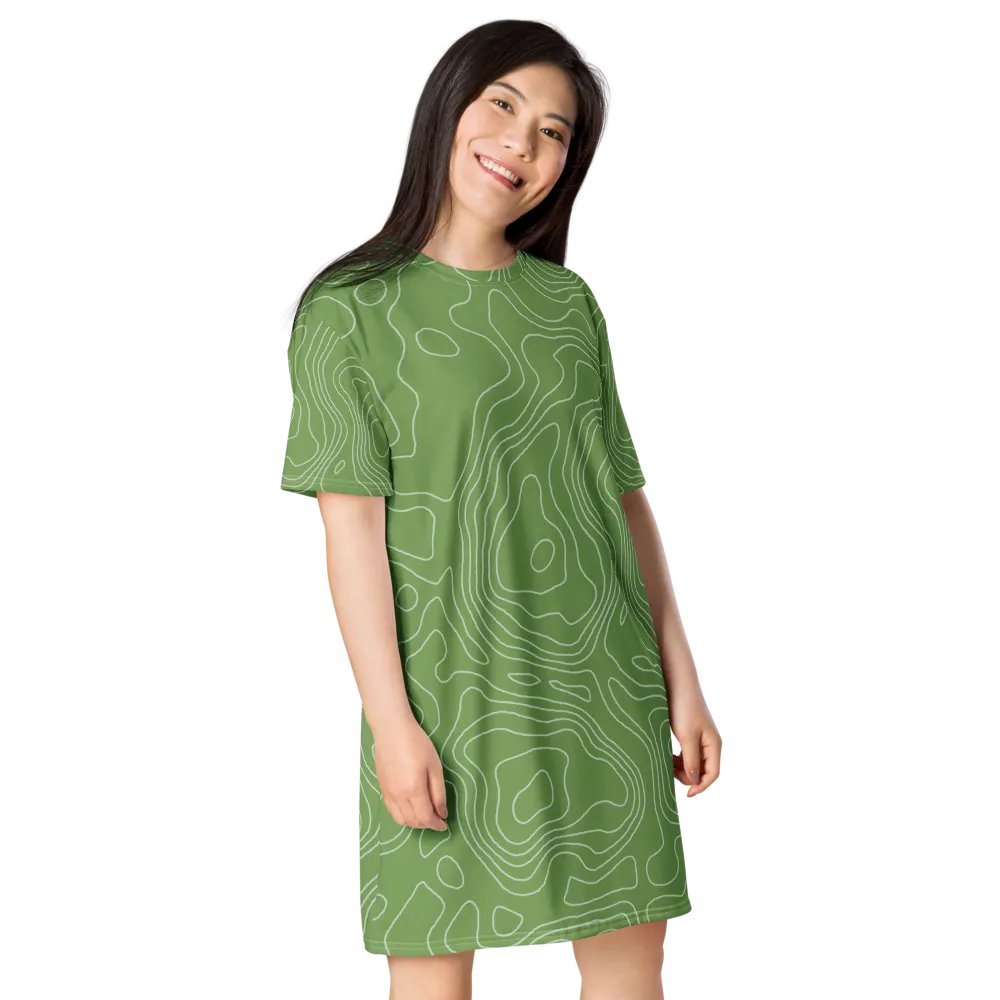 All-Over Print T-Shirt Dress product image (4)