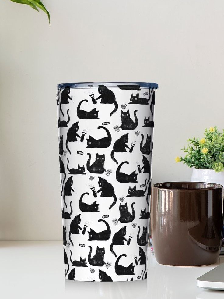 Bad Cats Knocking Stuff Over Tumbler product image (1)