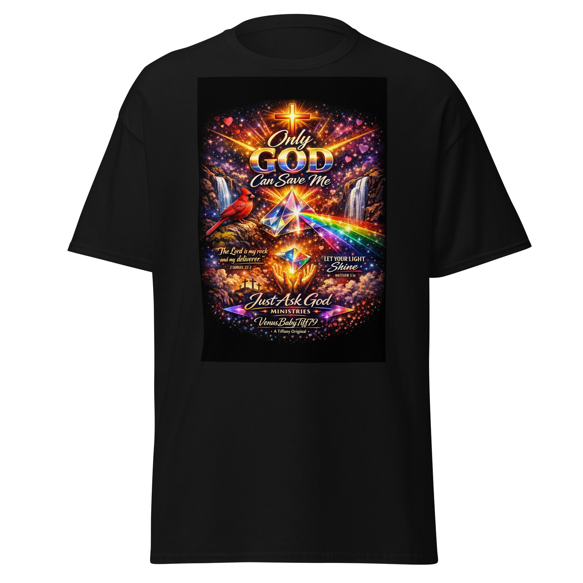 Cosmic Cross Inspirational T-Shirt product image (1)
