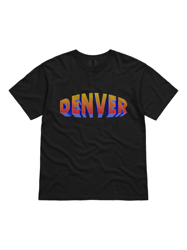DENVER 3D Block Comfort Colors Tee product image (1)