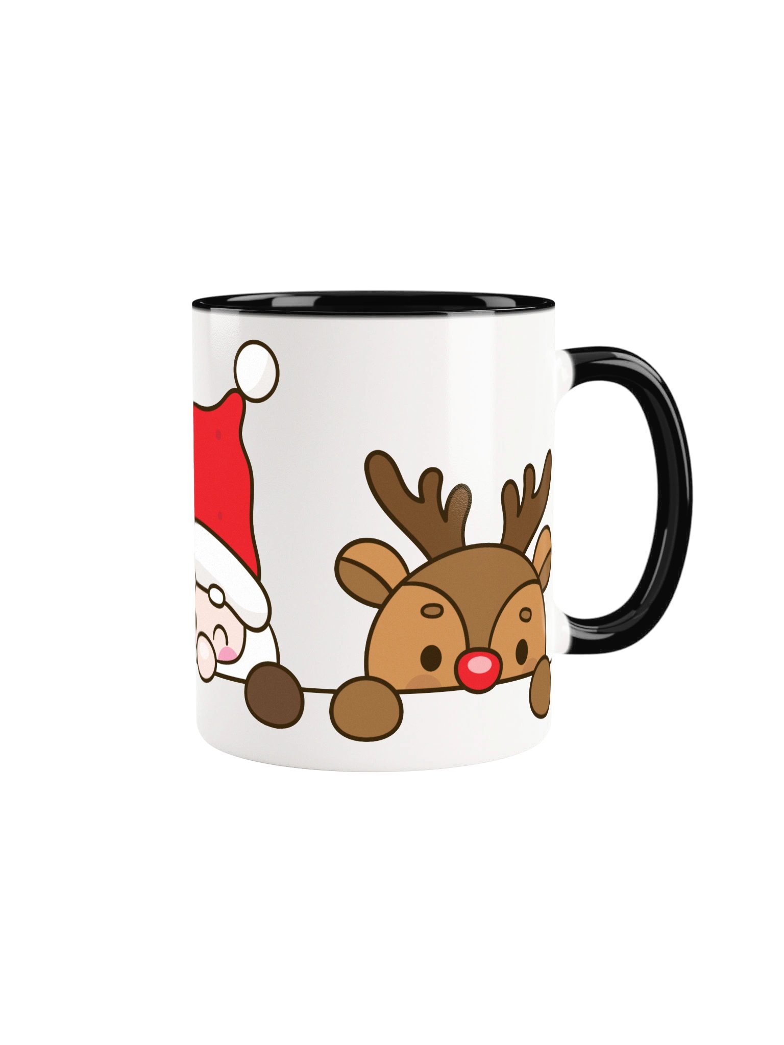 Cute Christmas Peeking Characters Mug product image (5)