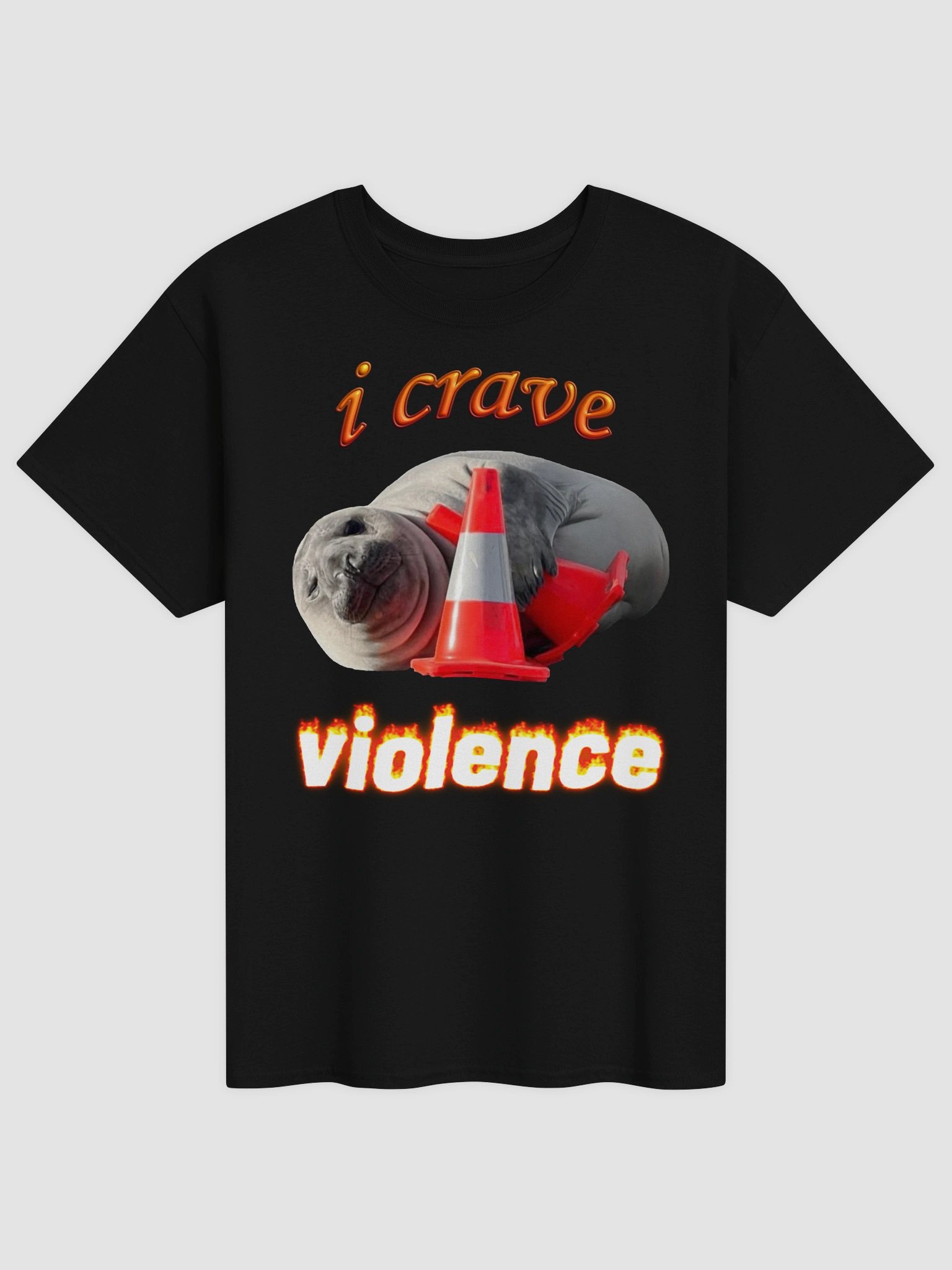 Neil The Seal - I Crave Violence T-shirt product image (21)