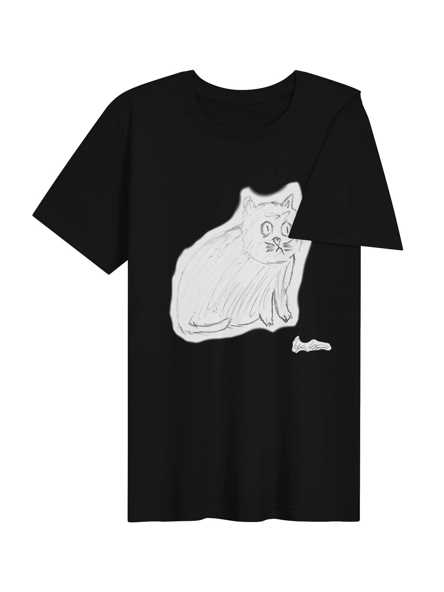 Sketch CPTSD Cat Tee by Lucky! product image (4)