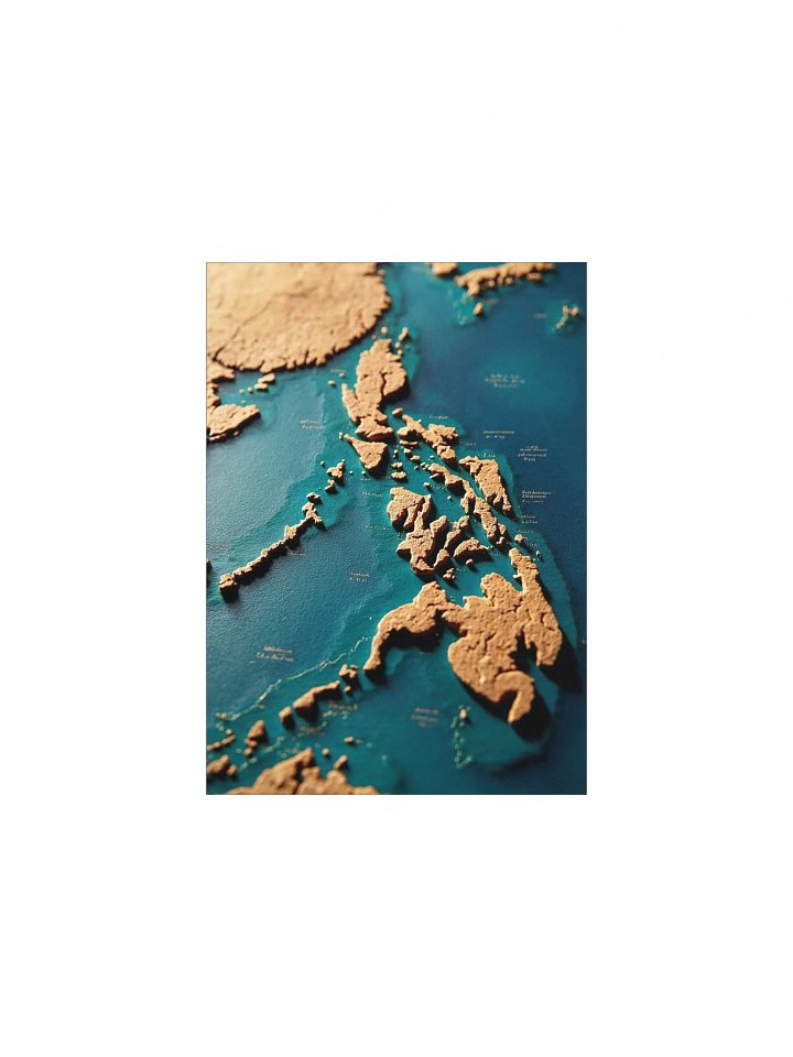 The Philippines (1734): 3D Shaded Relief Archipelago (Murillo Velarde Edition) product image (2)