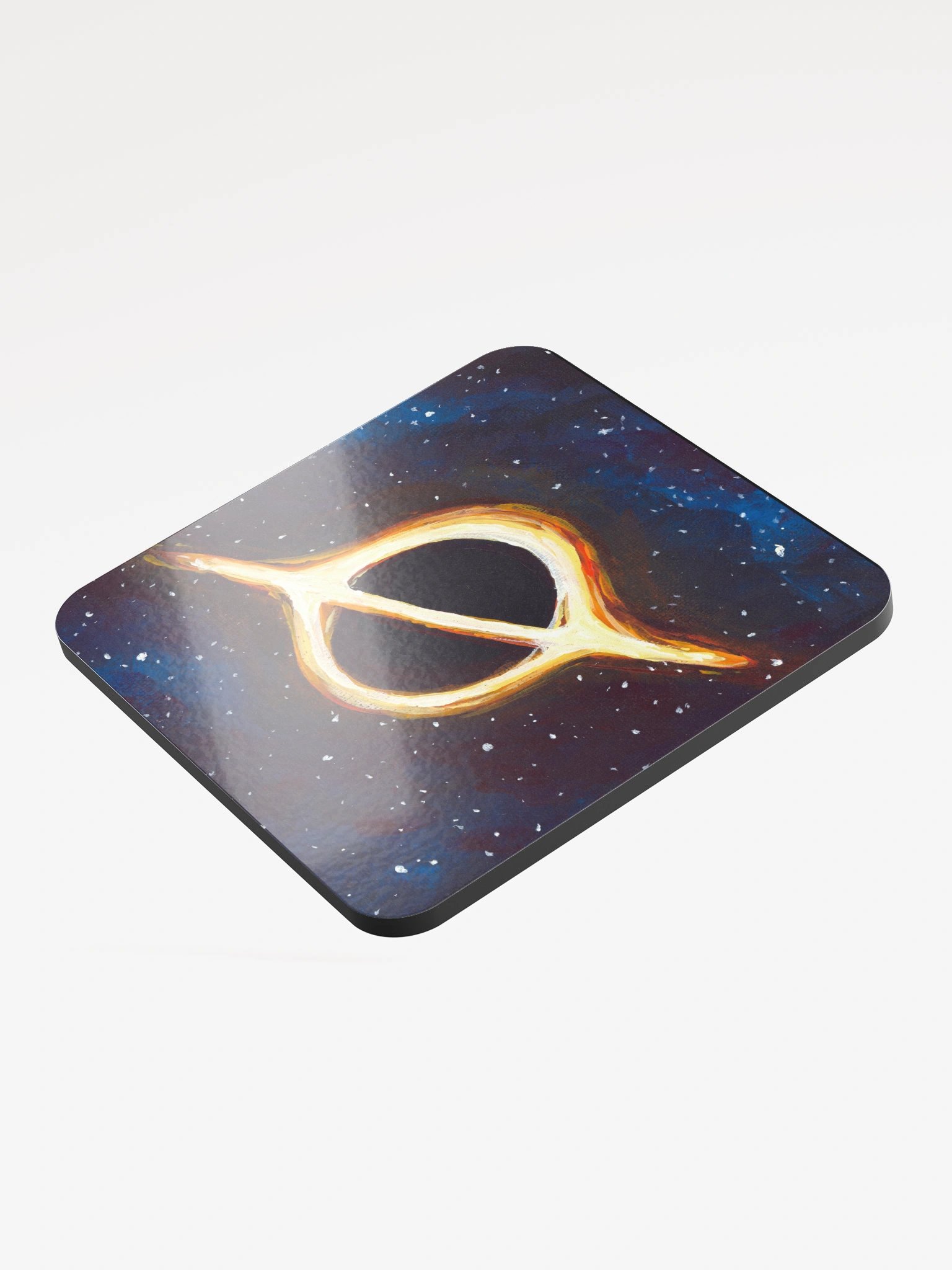 Black Hole Glossed Coaster product image (4)