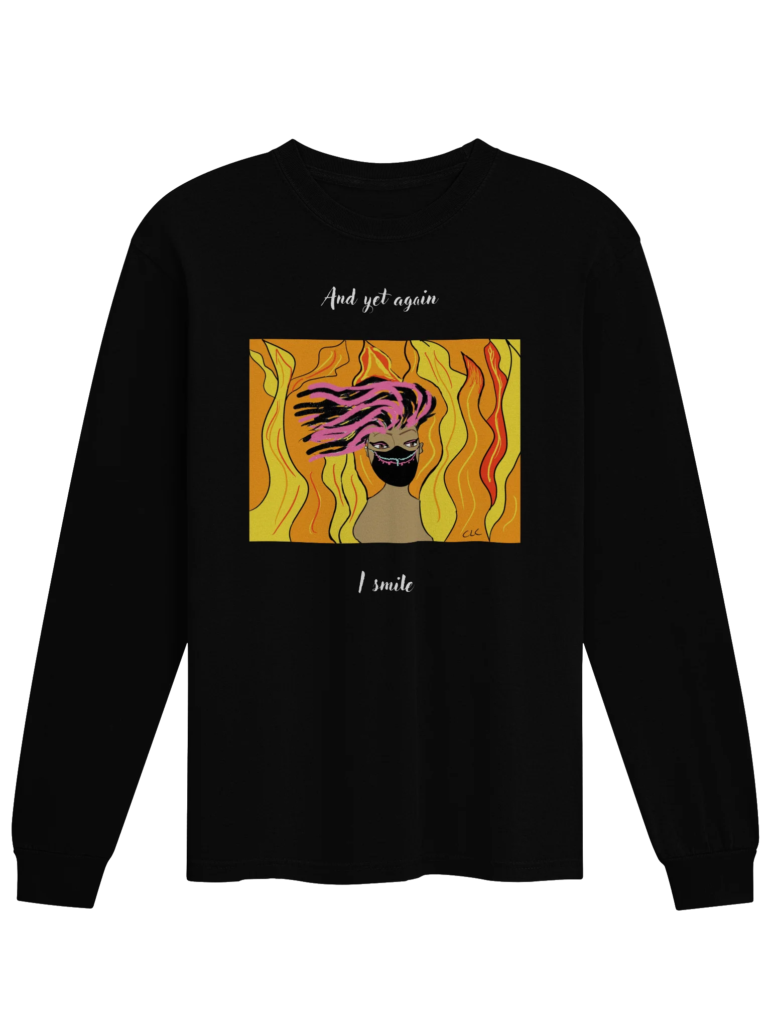 And Yet Again I Smile long sleeve tee product image (2)