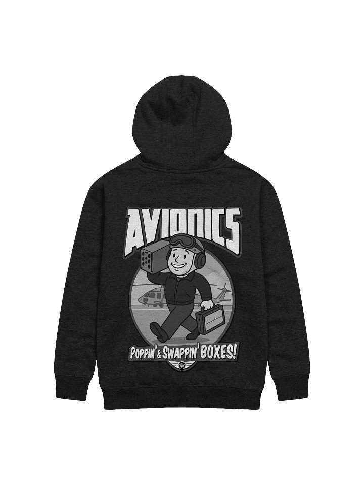 "AT: Swappin" 4K B/W Hoodie product image (1)