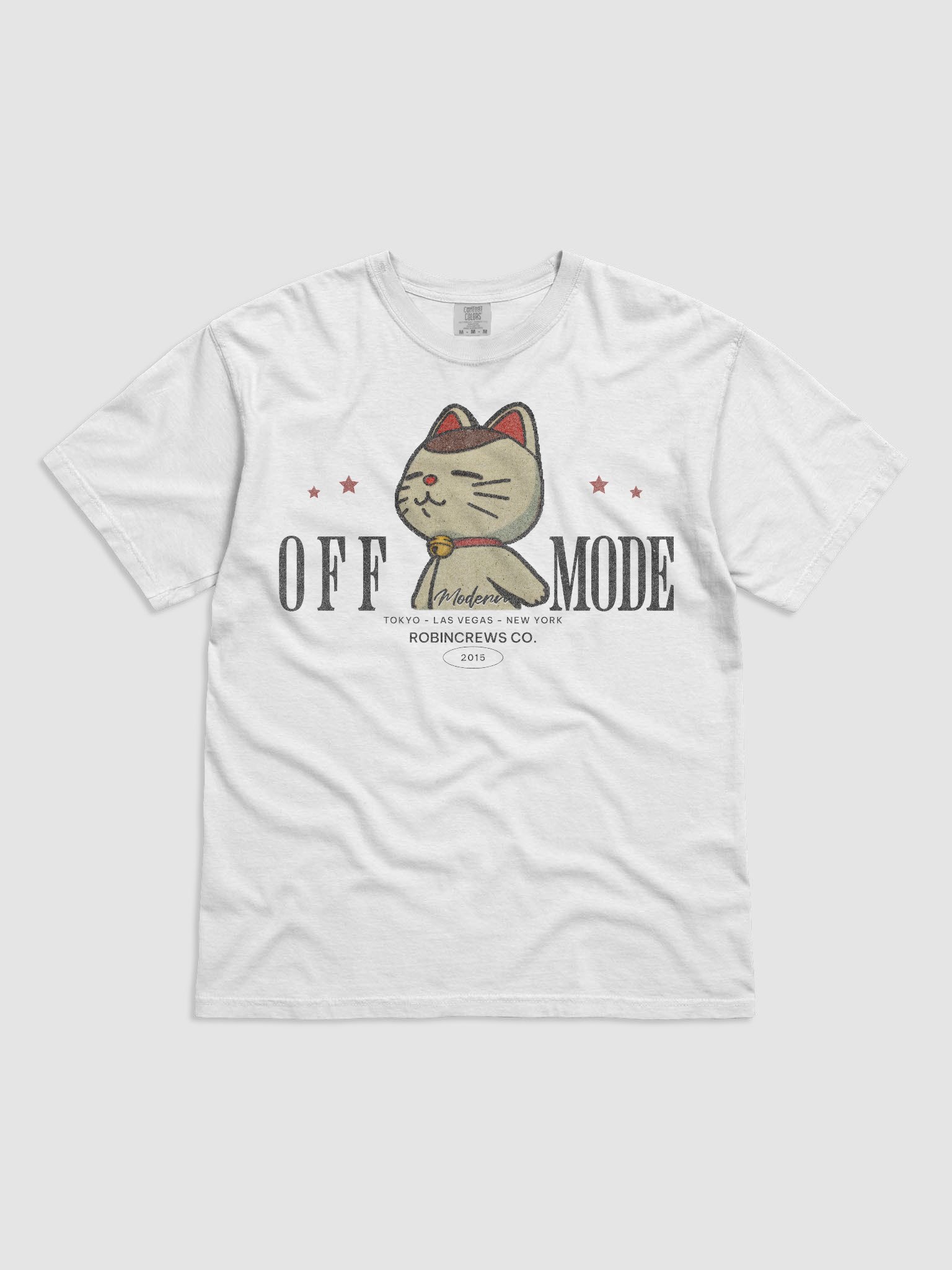 Off Mode Cat T Shirt Relaxed Graphic Tee product image (9)