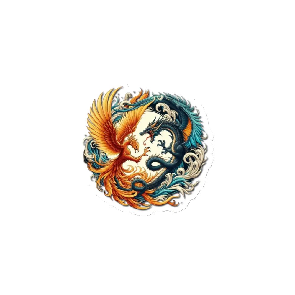 Phoenix vs Dragon Magnet product image (1)