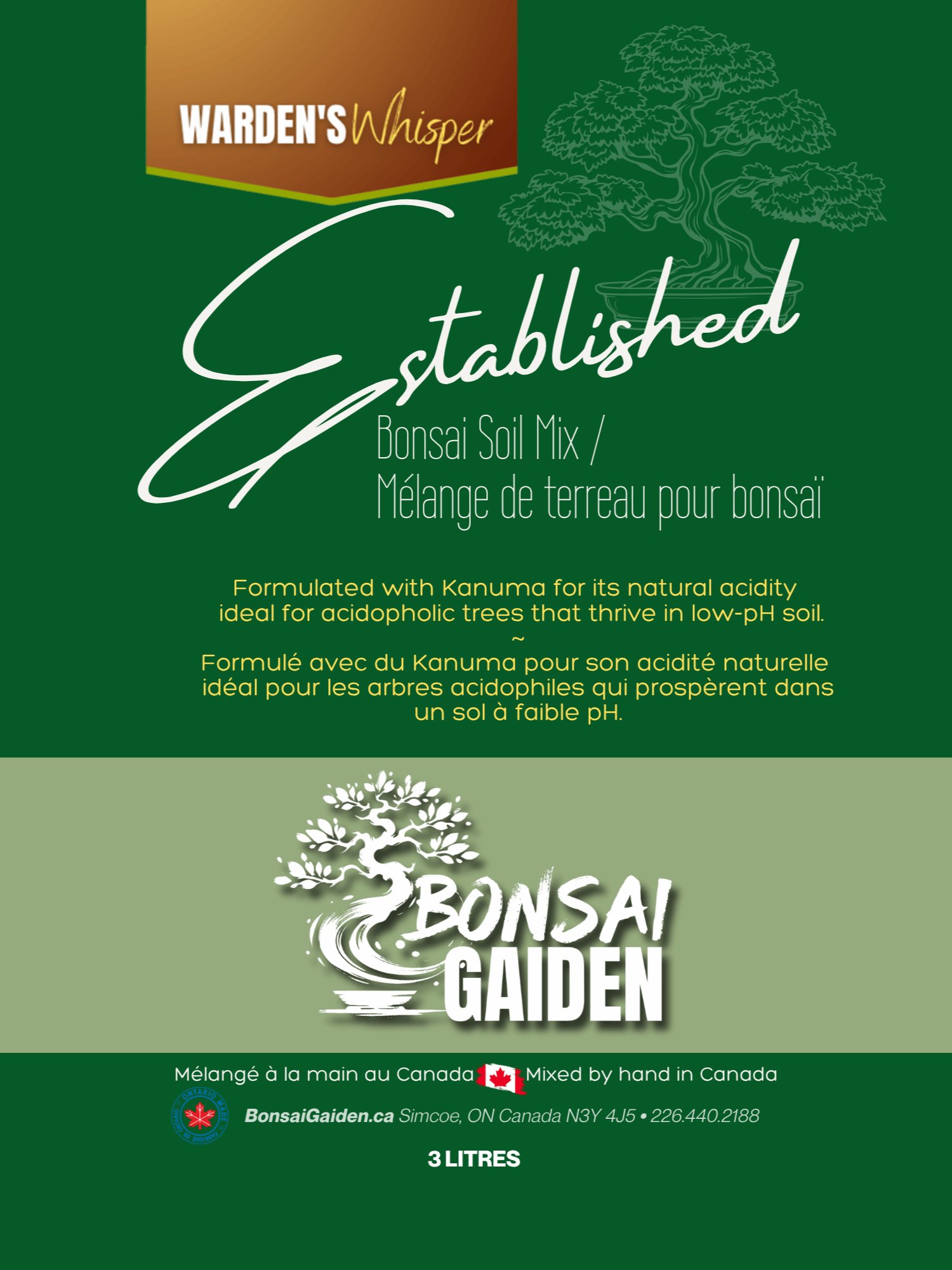 Warden's Whisper (Acid-Loving) Established Bonsai Soil product image (3)