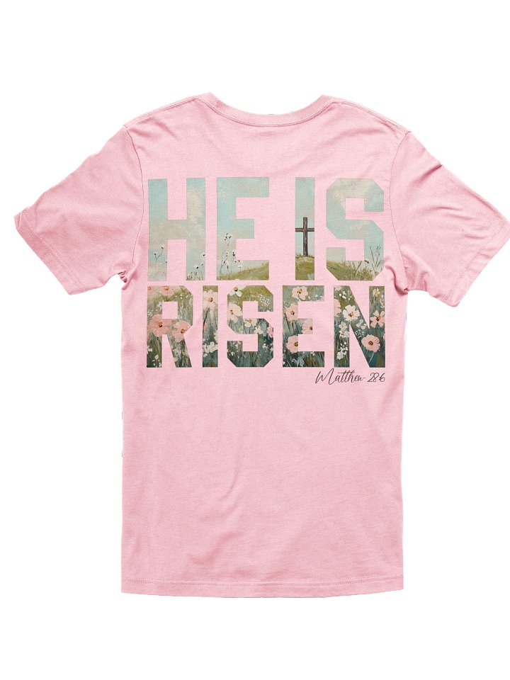 He Has Risen Women's Tee - Front& Back product image (2)