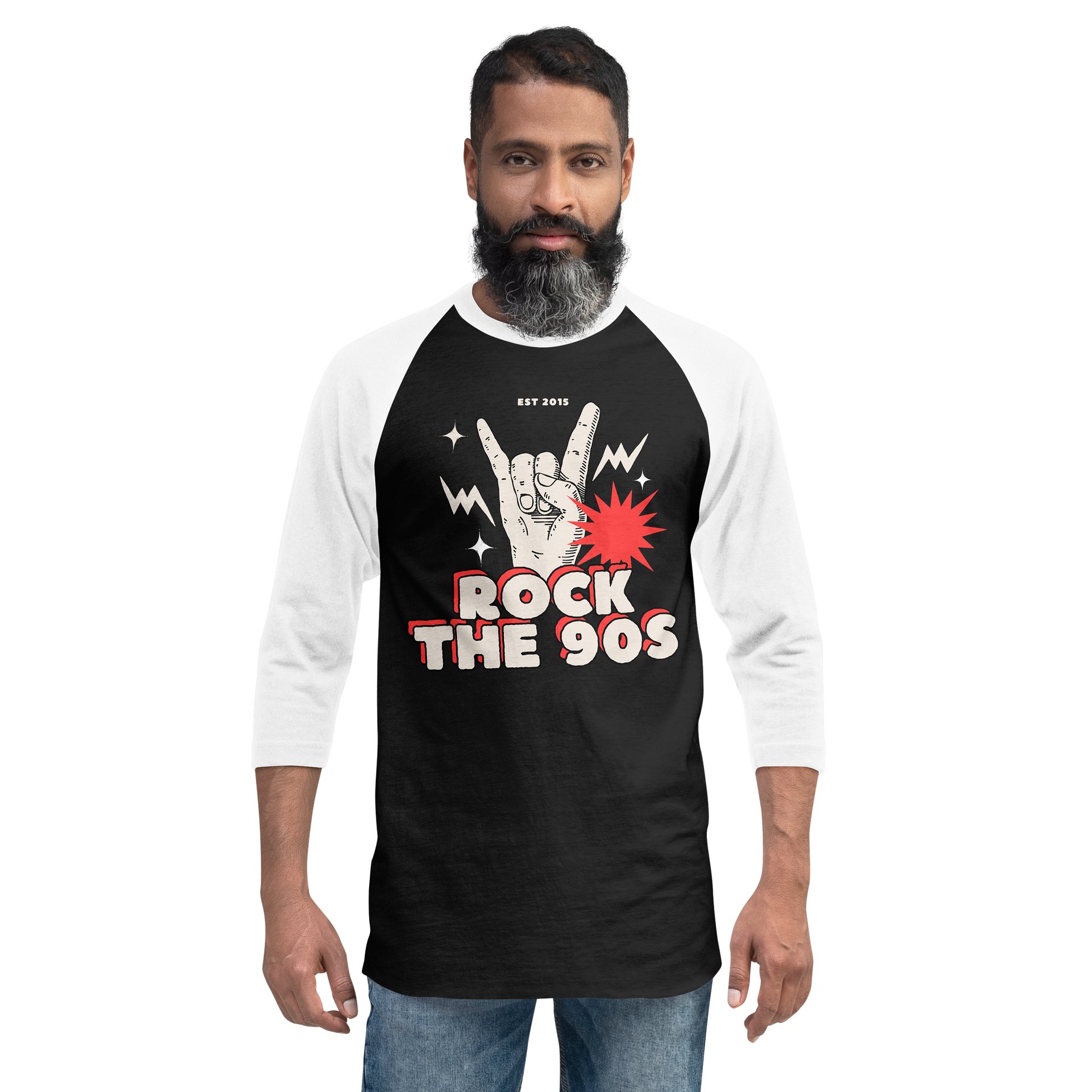 ROCK THE 90'S "baseball tee" product image (2)