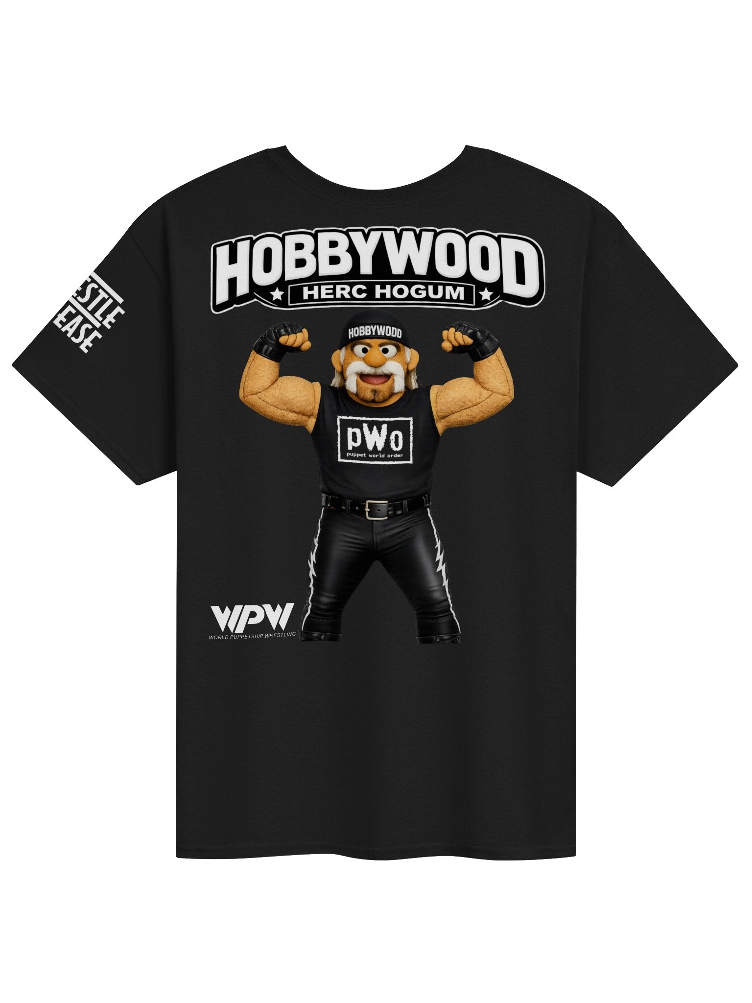 Hobbywood Hogum pWo Tee V2 w/ Sleeve & Back print product image (2)